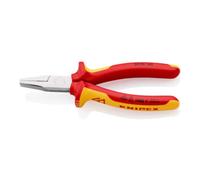 Pince à becs courts et plats - 160mm - Bi-matière - Chromée - 1000V KNIPEX - 2006160