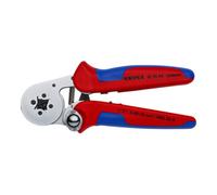 Knipex KNIPEX Pince à sertir auto-ajustable pour embouts à fourche 180 mm, manche bi-matière chromé Quantité:1