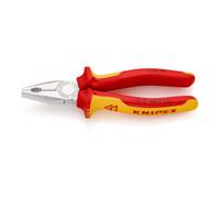 Knipex KNIPEX Pince universelle, chromée isolée suivant VDE 180 mm Quantité:1