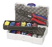Knipex Knipex-Werk 97 90 25 Set doutils de sertissage 301 pièces pour cosses isolées, pour connecteurs mâles non-isolés, pour connecteur plat, pour cosses G