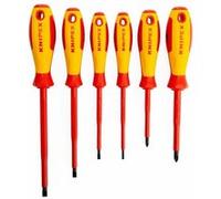 Knipex Knipex-Werk VDE Jeu de tournevis 6 pièces vis à fente, cruciforme Phillips G
