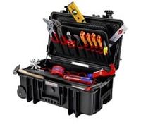 KNIPEX "Mallette à outils ""Robust26 Move"" plomberie, 17 pièces, Set d''outils"