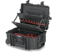 Knipex Mallette à outils Robust45 Move vide avec rouleaux intégrés et poignée télescopique