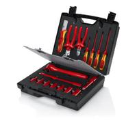 Knipex Mallettes compactes, 17 outils, avec outils isolés pour travailler sur des installations électriques Knipex Quantité:1