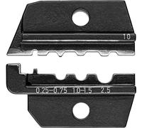 Knipex Matrice de sertissage pour cosses tubulaires et cosses de câble à sertir non isolées ainsi que prolongatuers et connecteurs sertis, 97 49 10
