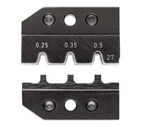 KNIPEX Matrice de sertissage pour connecteur MQS sans articulation à conducteur unique, 97 49 27