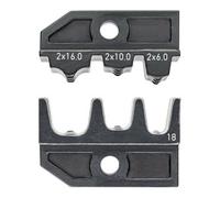 Knipex Matrice de sertissage pour embouts de câble jumelés, 97 49 18