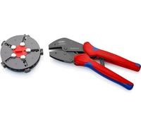Knipex Pinces à sertir MultiCrimp 97 33 02 – porte‑profils, 5 matrices, 250 mm