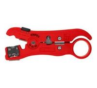 KNIPEX Outil de dénudage pour câbles coaxiaux et de données, Abisolier et outil de démontage