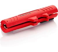 Knipex Outil universel à dégainer, 125 mm, pour les câbles ronds, 8,0-13,0 mm (par ex., câble NYM 3x1,5 mm²-5x2,5 mm²), dégaineur, 16 80 125 SB