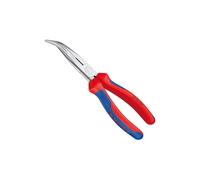Knipex Pince demi-ronde avec tranchant (pince bec de cigogne) avec poignées comfortables 200 mm, 26 22 200 SB