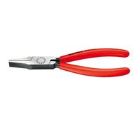 Knipex Pince à becs plats noire atramentisée polie gainées en plastique 125 mm - 20 01 125