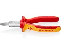 Knipex Pince à becs ronds chromée isolées par gaines bi-matière, certifiées VDE 160 mm, 22 06 160