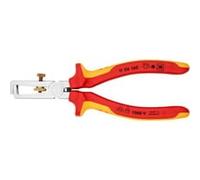 Pince à dénuder KNIPEX ressort d'ouverture universel - Isolé 1000 V - 160 mm - 11 06 160