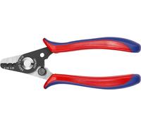 Knipex Pince à dénuder pour câbles de fibres optiques, 12 82 130 SB | Sur carte LS avec poignées multimatières 130 mm