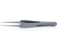 Knipex pince à épiler en caoutchouc ESD acier inoxydable 123 mm - 922110ESD