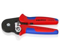 KNIPEX Pince à sertir auto-ajustable pour embouts de câble, 97 53 14 | Avec accès latéral avec poignées multimatières 180 mm
