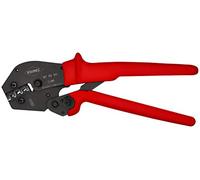 KNIPEX Pince à sertir également pour prise à deux mains, 97 52 05 SB | En blister avec gaines en plastique antidérapantes 250 mm