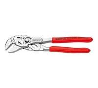 Pince-clé 180mm - Gainage PVC - Chromée - Capacité 40mm KNIPEX - 8603180