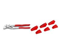 KNIPEX Pince-clé pince et clé à la fois (250 mm) 86 03 250 & Mâchoires de protection pour 86 XX 250 3 paires 86 09 250 V01