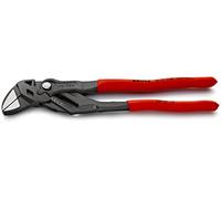 Knipex Pince-clé pince et clé à la fois sur carte LS gaines, 86 01 250 SB | PVC anti-dérapantes 250 mm