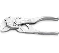 Knipex KNIPEX Clé à molette XS 86 04 100 BK, pince et clé en un, surface gravée rugueuse, chromée, 100 mm Quantité:1