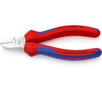 Knipex Pince coupante de côté chromée avec poignées multimatières 140 mm, 70 05 140