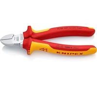 Knipex Pince coupante de côté chromée isolées par gaines, 70 06 160