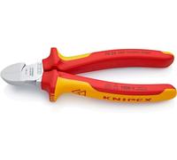 Knipex Pince coupante de côté chromée isolées par gaines bi-matière, certifiées VDE 160 mm, 70 26 160