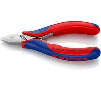 Knipex Pince coupante de côté pour l'électronique avec charnière entrepassée avec poignées multimatières 115 mm, 77 42 115