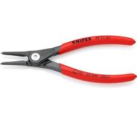 Knipex Pince de précision pour Circlips DIN 5254 A - Arbre:10-25mm - Pointes: 1,3mm; Droites - Longueur : 140 mm - Très Résistante en Usage Continu - Tête de la pince éfillée - 49 11 A1