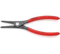 KNIPEX Pince de précision pour Circlips DIN 5254 A - Arbre:19-60mm - Pointes: 1,8mm; Droites -Longueur : 180 mm - Très Résistante en Usage Continu, Tête de la pince éfillée SC - 49 11 A2 SB