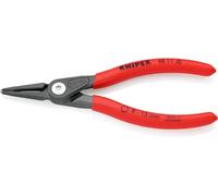 KNIPEX Pince de précision pour Circlips DIN 5256 C - Alésage:8-13mm - Pointes:0,9mm, Droites - Longueur : 140 mm - Très Résistante en Usage Continu SC - 48 11 J0 SB