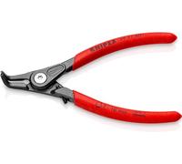 Knipex Pince de précision pour Circlips DIN5254 B - Arbre:3-10mm -Pointes:0,9mm; Coudées à 90° - Longueur : 130 mm- Protection Contre Distorsion - Réglage par vis à six pans creux, 49 41 A01
