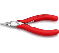 KNIPEX Pince de préhension pour l'électronique avec charnière entrepassée avec gaines en plastique antidérapantes 115 mm, 35 11 115