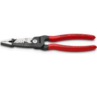 Knipex pince d'électricien multifonctions modèle métrique recouvert de plastique noir atramenté 200 mm - 1371200ME