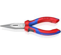 Knipex Pince demi-ronde avec tranchant (pince radio) avec poignées comfortables 160 mm, 25 02 160