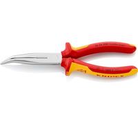 Knipex Pince demi-ronde avec tranchant, certifiées VDE 200 mm, 26 26 200 SB