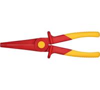 Knipex Pince demi-ronde en plastique isolante plastique avec zone en plastique souple assurant une bonne prise en main 220 mm, 98 62 02