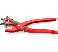 Knipex Pince emporte-pièces revolver revêtement poudre, rouge 220 mm, 90 70 220 EAN