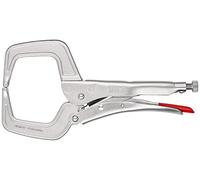 Pince à souder L.280mm NI serre les pièces encombrantes et les profilés Knipex