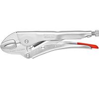 Knipex Pince-étau 41 04 250 SB – 250 mm zinguée en blister – rond 40 mm, rect. 20 mm, octo 30 mm