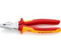 Knipex KNIPEX Pince universelle à forte démultiplication, chromée isolée suivant VDE 200 mm Quantité:1