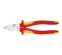 Knipex Pince universelle à forte démultiplication 02 06 200 – chromée isolée suivant VDE 200 mm
