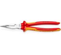 Knipex Pince universelle multifonctions sur carte LS chromée isolées par gaines bi-matière, certifiées VDE 185 mm, 08 26 185 SB
