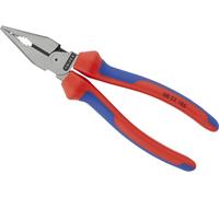 Pince universelle multifonctions 185mm avec tranchant - Bi-matière KNIPEX - 822185