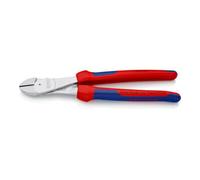 Knipex Pince coupante latérale 74 05 250 – forte démultiplication, chromée, 250 mm