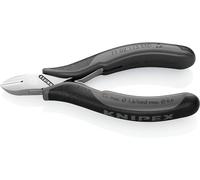 Knipex Pinces coupantes de côté pour l’électronique ESD avec charnière entrepassée avec poignées multimatières 115 mm, 77 02 115 ESD