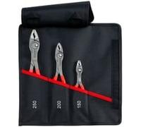 KNIPEX Rolltasche TwinGrip, ensemble de pinces frontales 3 pièces, Set de pinces