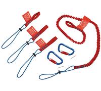 KNIPEX - Sangle d'adaptation d'outils avec jeu de mousquetons - 6 Stücke